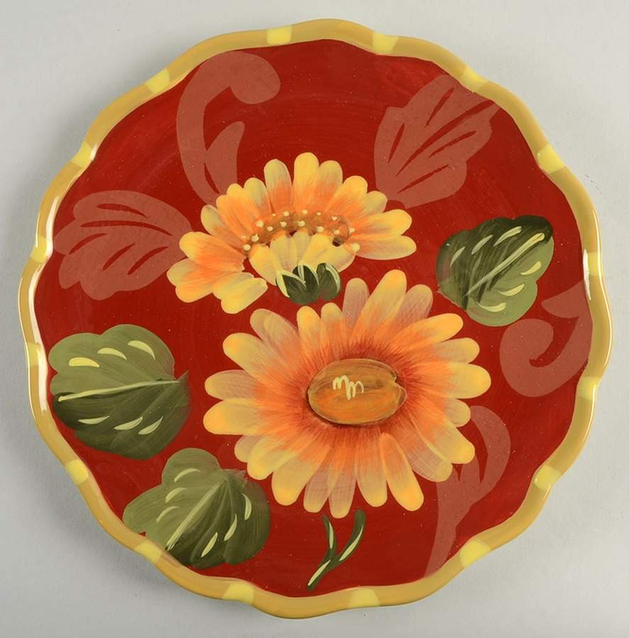 Fiori Salad/Dessert Plate by Certified International-1