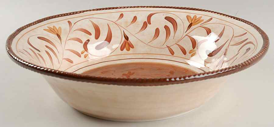 Roman Scrolls 14" Pasta Serving Bowl by Certified International-1