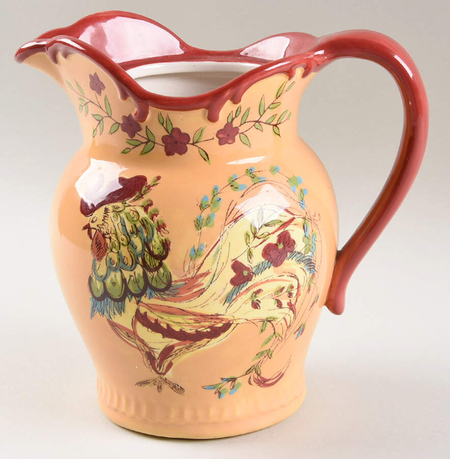 Provence Rooster 48 Oz Pitcher, No Lid by Certified International-1