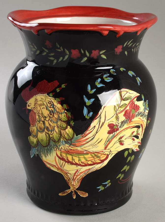 Provence Rooster Large Canister No Lid by Certified International-1