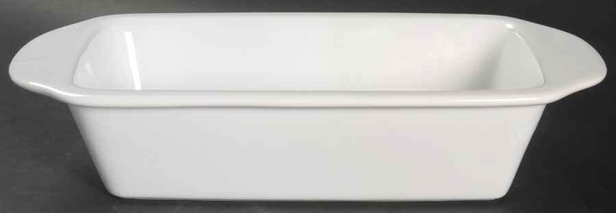 Bakeware White Loaf Pan by Certified International-1