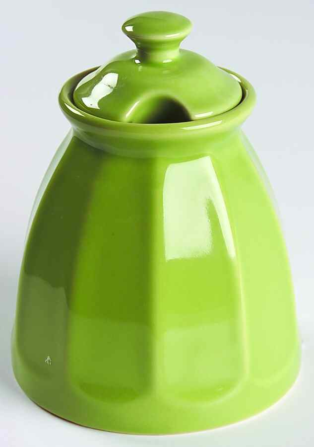 Fiesta Green Sugar Bowl & Lid by Chantal-1