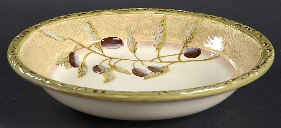 Santorini Individual Pasta Bowl by Clay Art-1