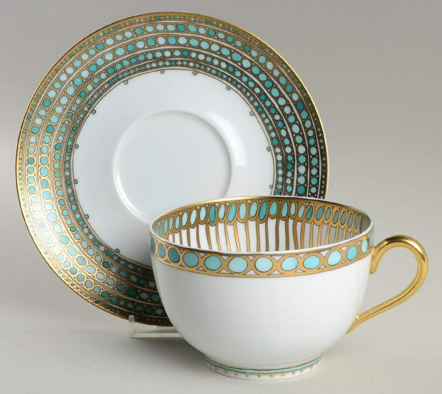 Syracuse Breakfast Cup & Saucer Set by Charles Field Haviland-1