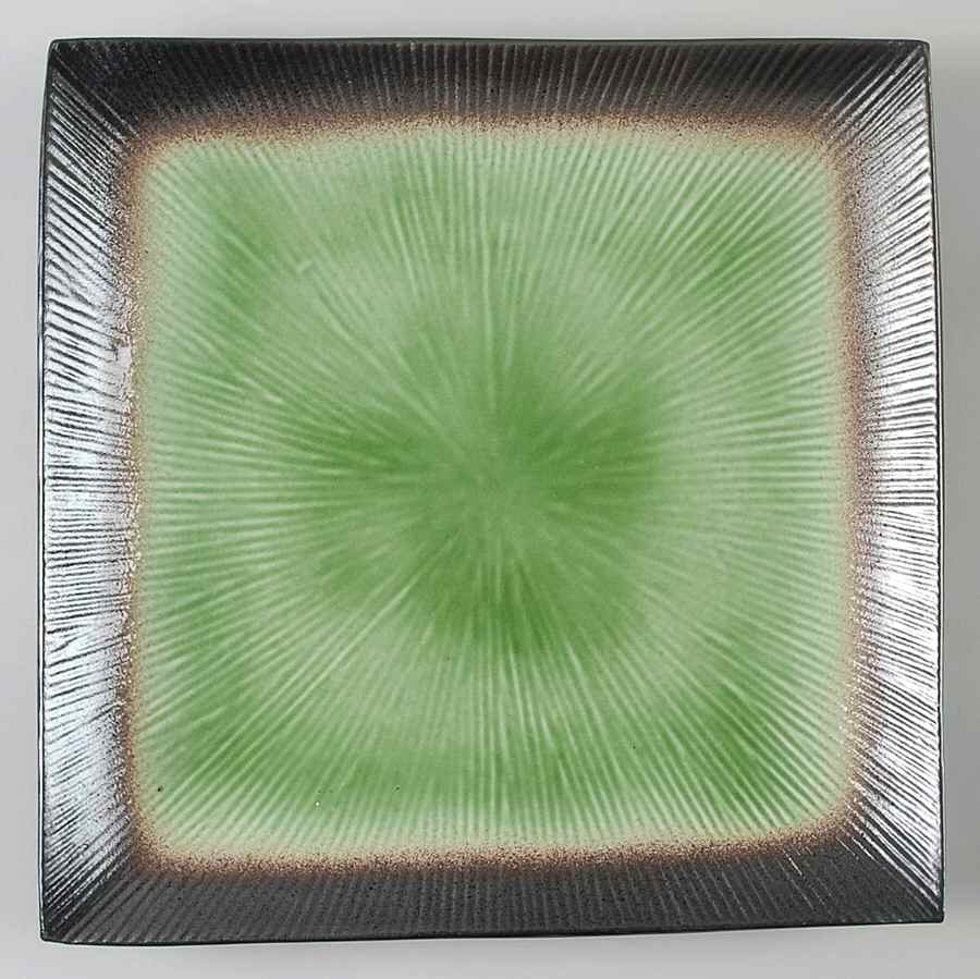 Kon Tiki Green Dinner Plate by Caldo-Freddo-1