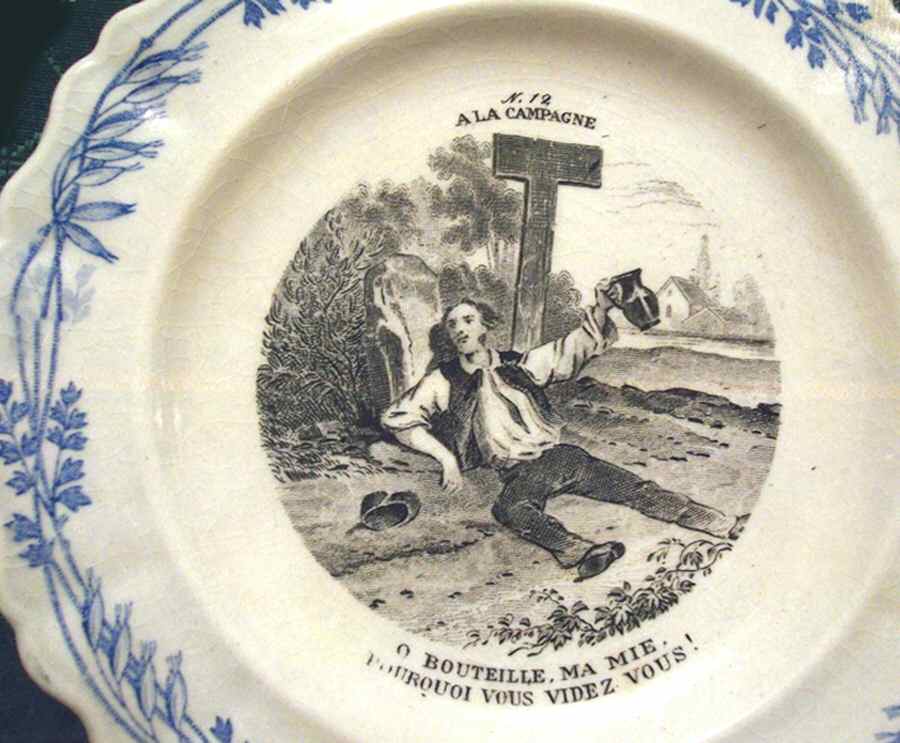 A la Campagne Salad Plate by Creil & Montereau-1