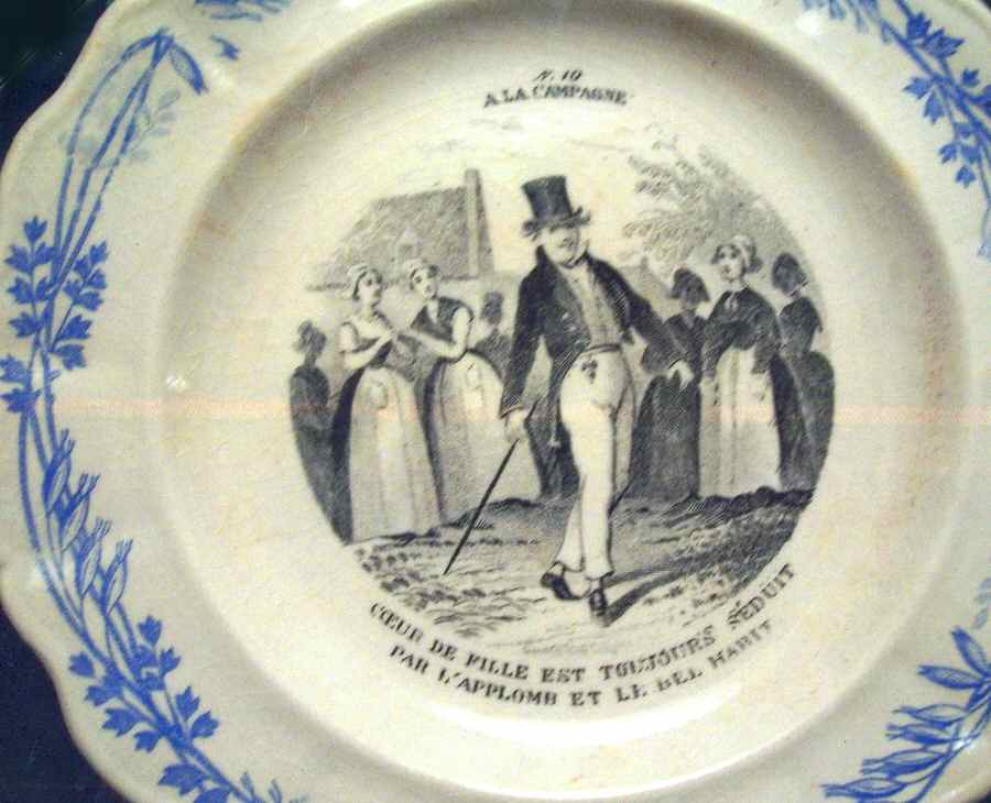 A la Campagne Salad Plate by Creil & Montereau-1
