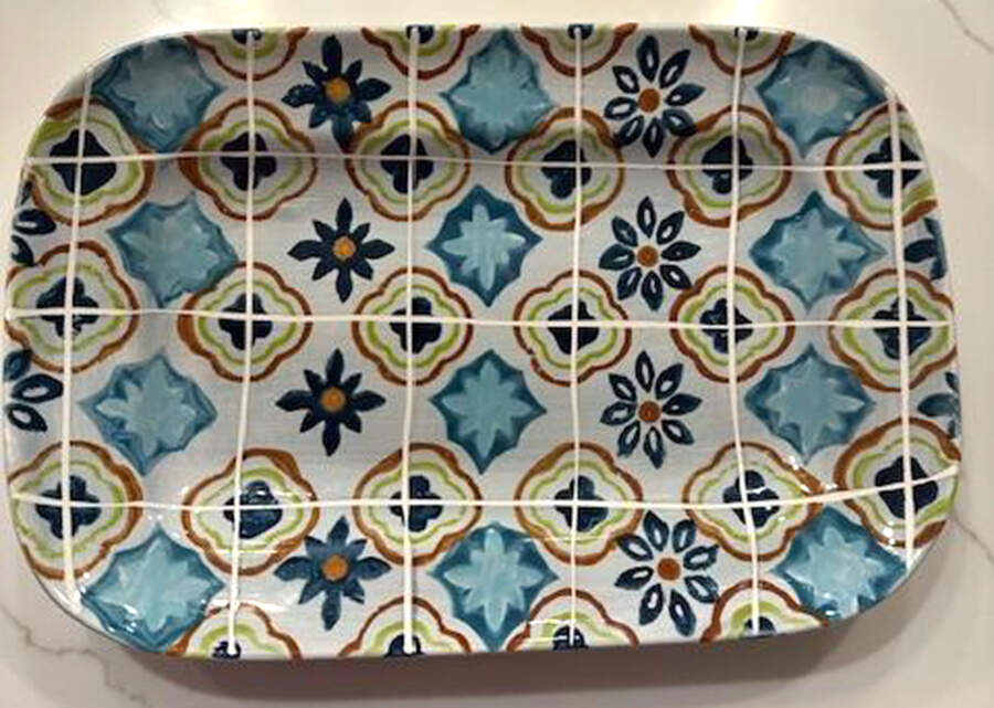 Mundial 15" Rectangular Serving Platter by Crate & Barrel-1