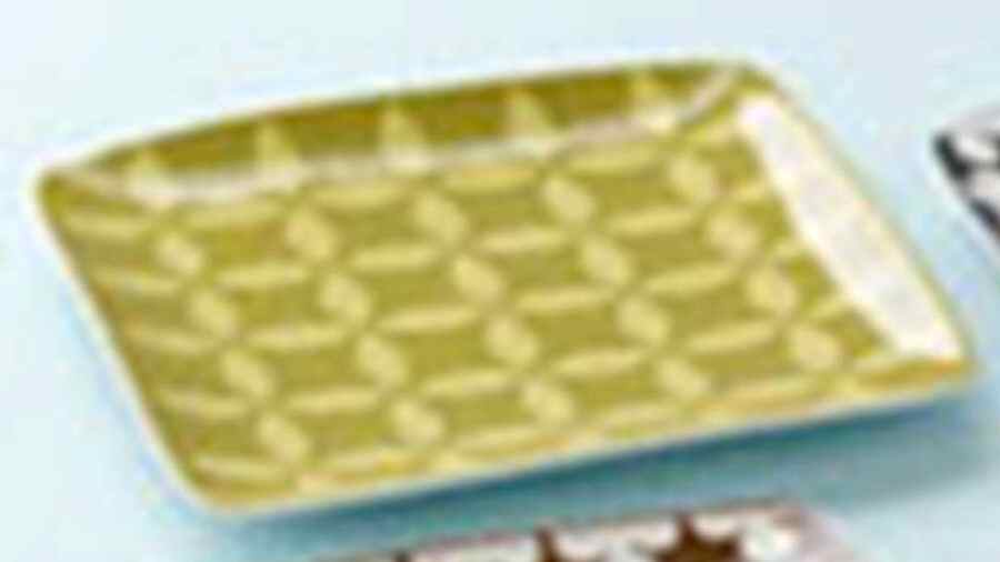 Museo Mundo Diamonds 10" Square Serving Platter by BIA Cordon Bleu-1