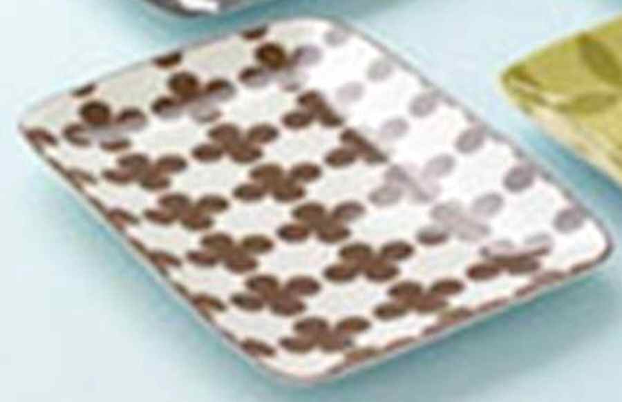 Museo Mundo Floral 13" Rectangular Serving Platter by BIA Cordon Bleu-1