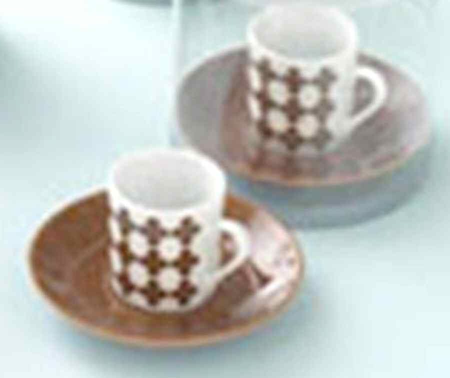 Museo Mundo Floral Espresso Cup and Saucer Set by BIA Cordon Bleu-1