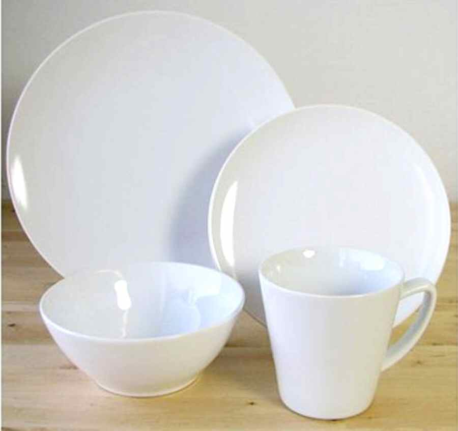 Malibu White Dinner Plate by BIA Cordon Bleu-1