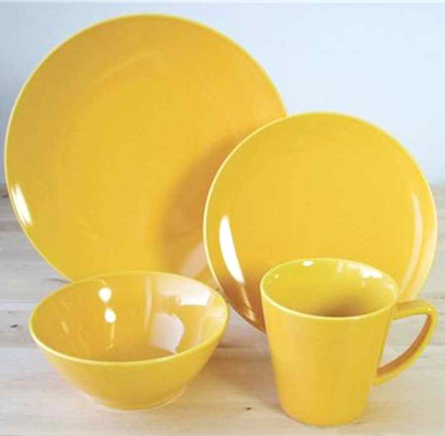 Malibu Marigold (Yellow) Dinner Plate by BIA Cordon Bleu-1