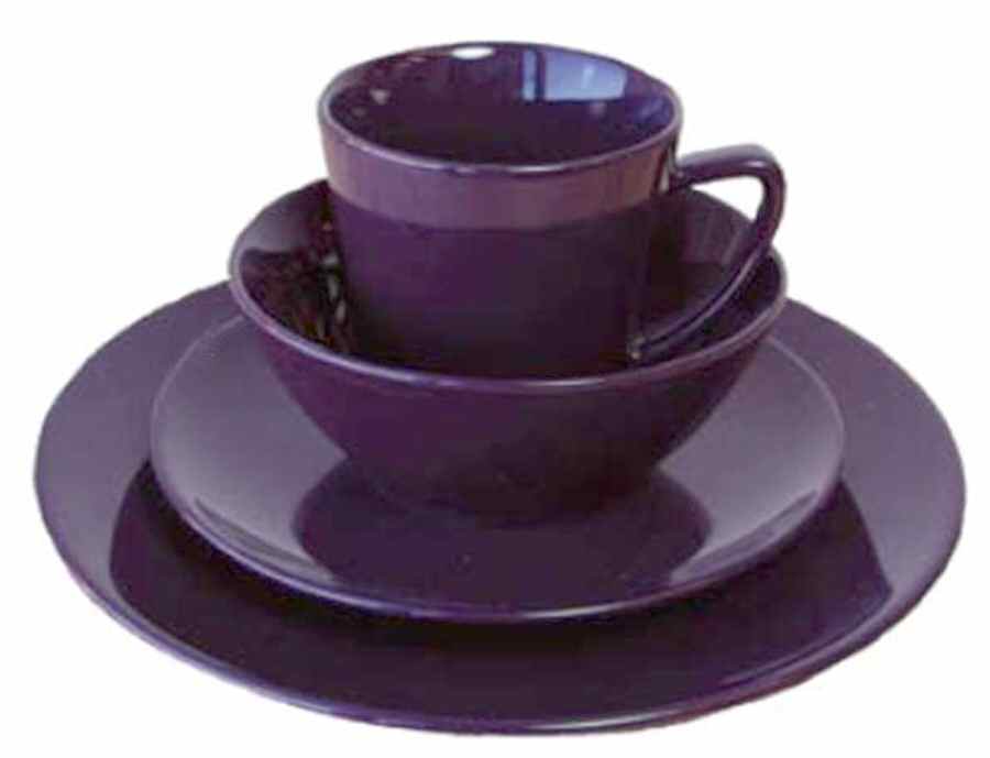 Malibu Eggplant (Purple) Dinner Plate by BIA Cordon Bleu-1