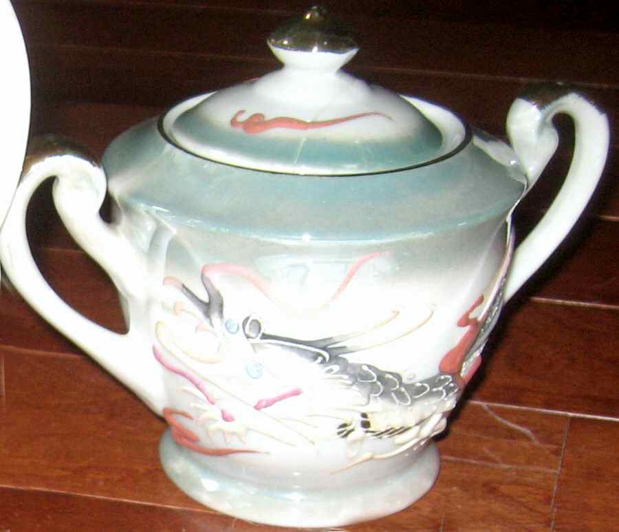 LKY11 Sugar Bowl & Lid by Lucky China-1
