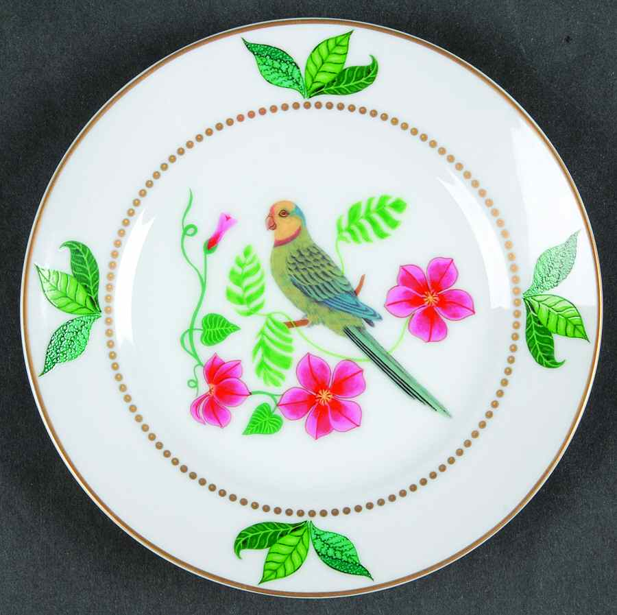 Tropical Canape Plate by Lynn Chase-1