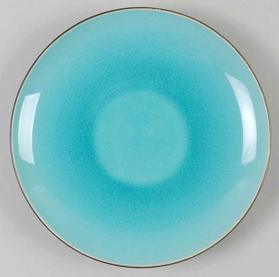 Vagary Turquoise Salad/Dessert Plate by Caldo-Freddo-1