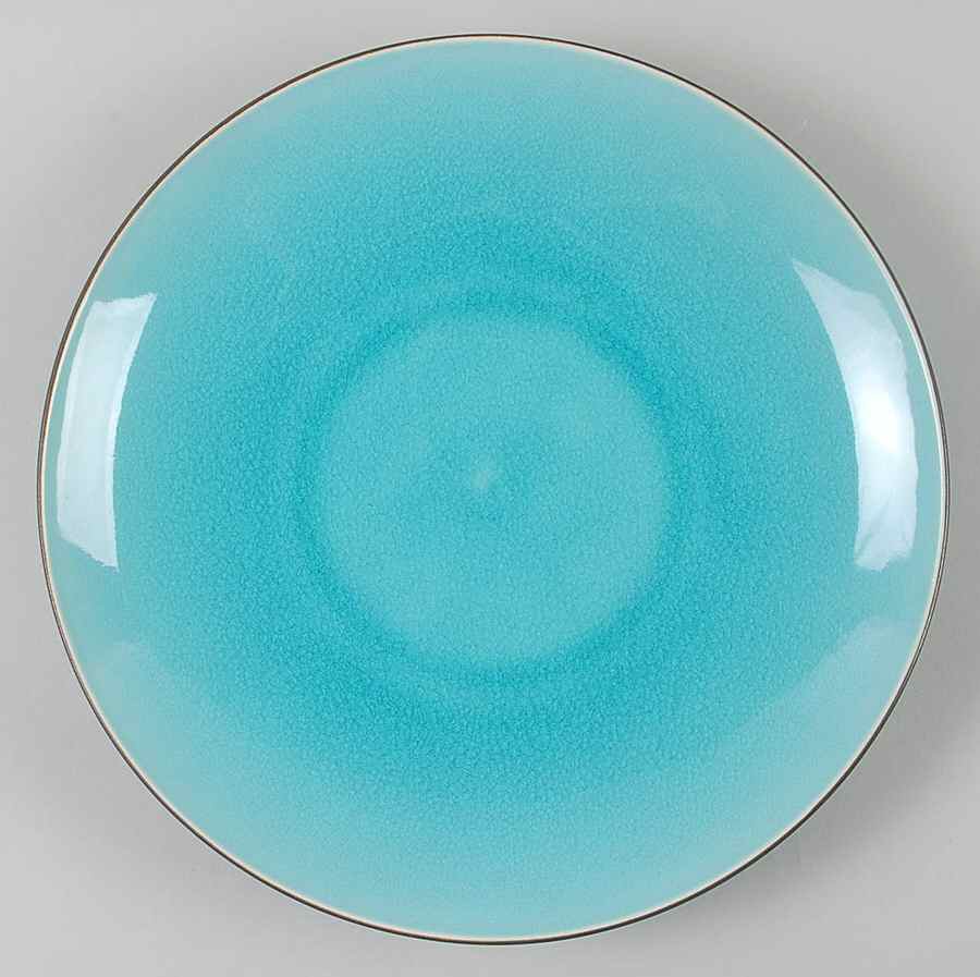 Vagary Turquoise Dinner Plate by Caldo-Freddo-1