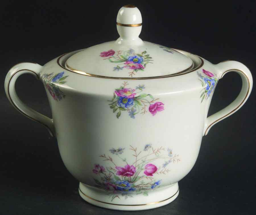 CHF1440 Sugar Bowl & Lid by Charles Field Haviland-1