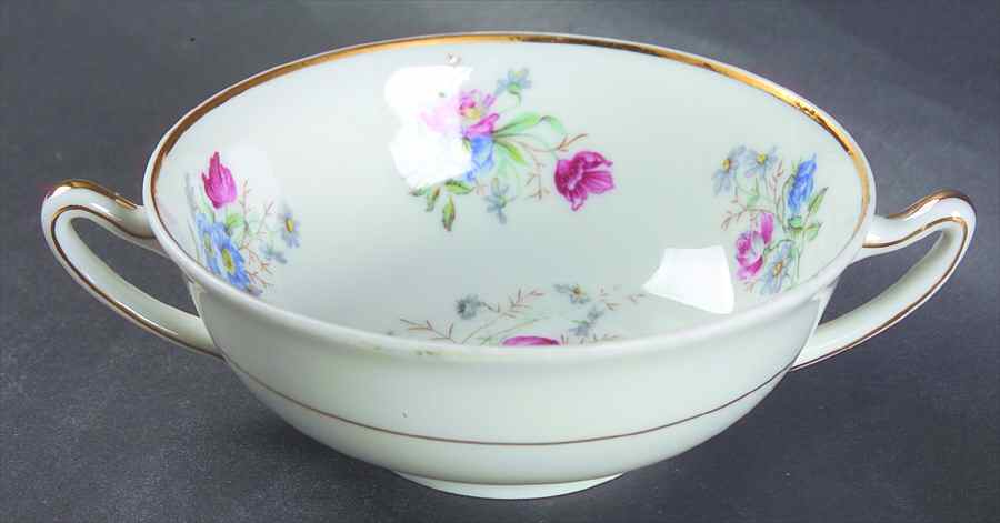 CHF1440 Flat Cream Soup Bowl by Charles Field Haviland-1