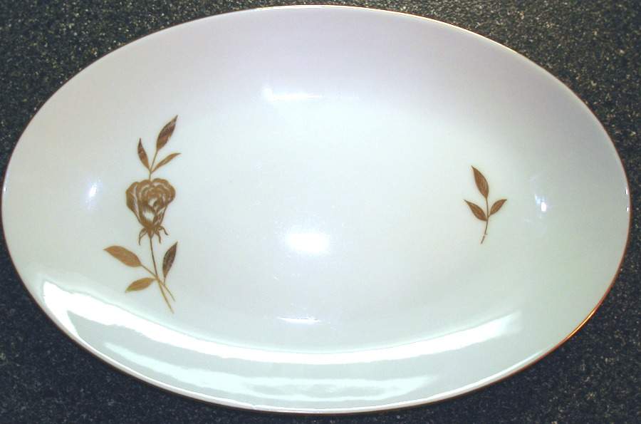 Belle Rose Relish/Gravy Underplate by Carlton (Japan)-1