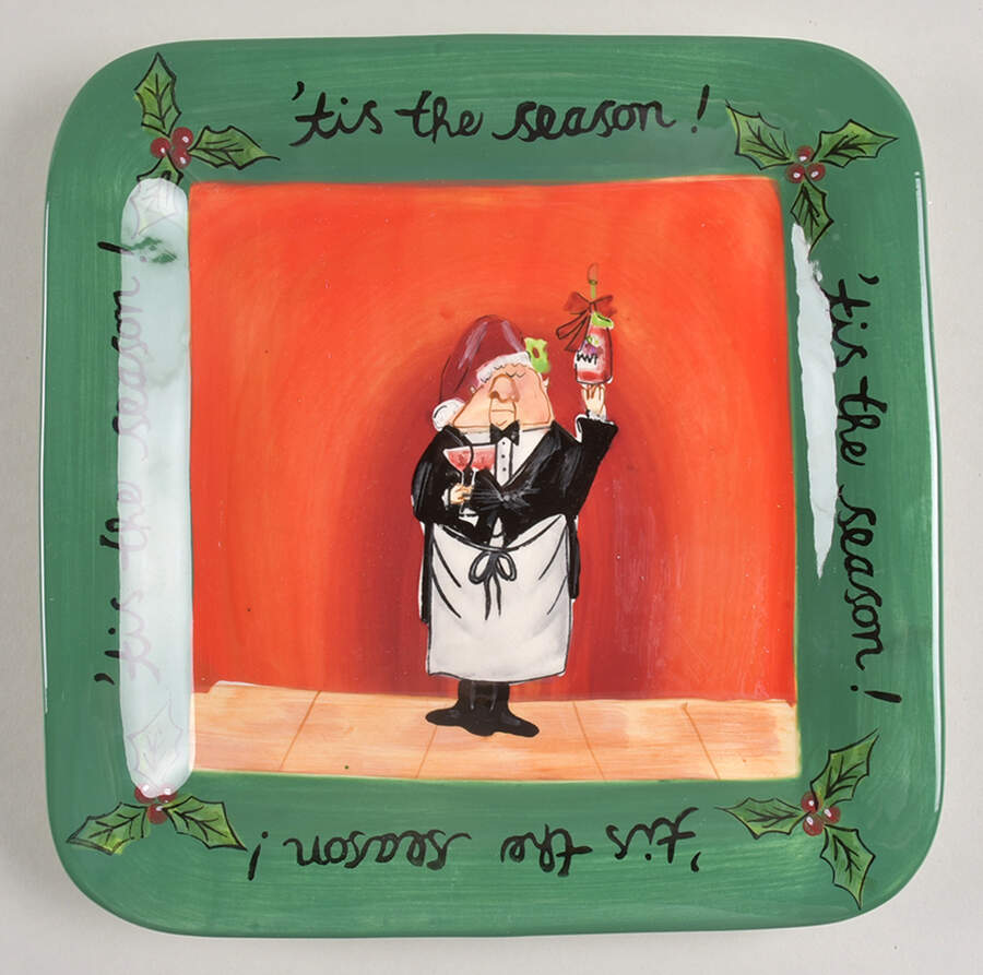Tis the Season Square Salad Plate by Certified International-1