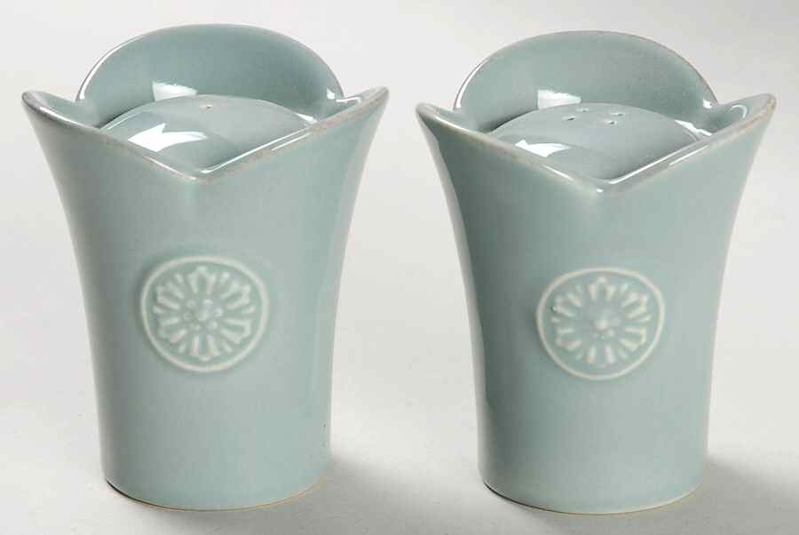 Meridian Blue Salt & Pepper Set by Casafina-1