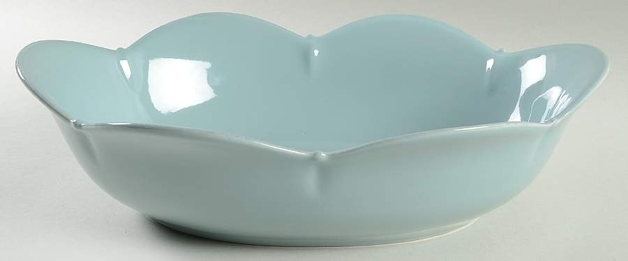 Meridian Blue 14" Large Oval Salad Serving Bowl by Casafina-1