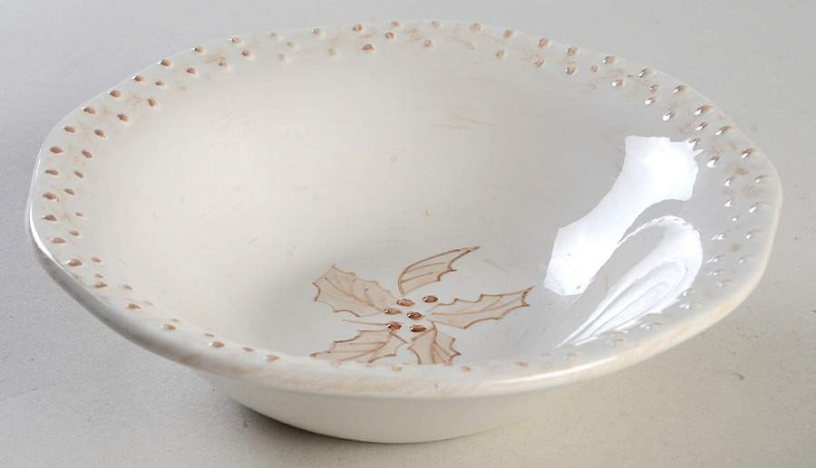 Winter Holly Coupe Cereal Bowl by Capriware-1