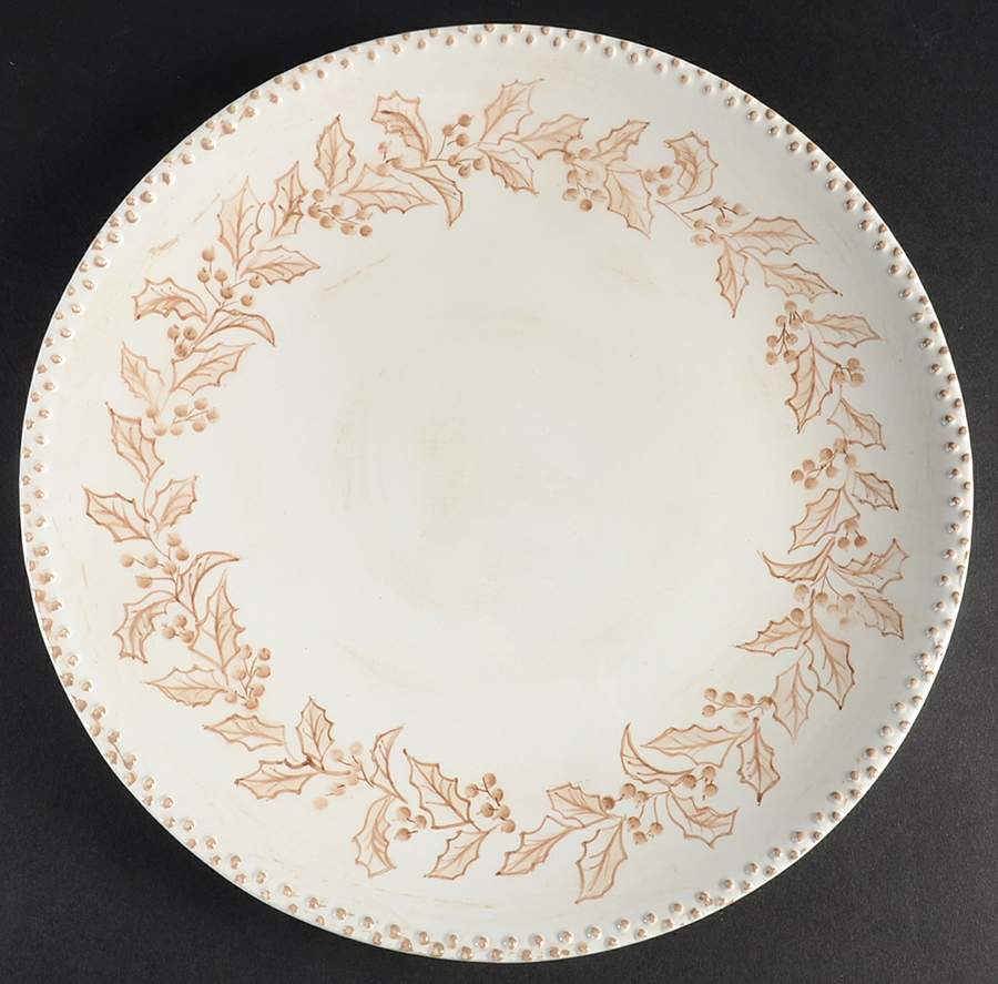 Winter Holly Dinner Plate by Capriware-1