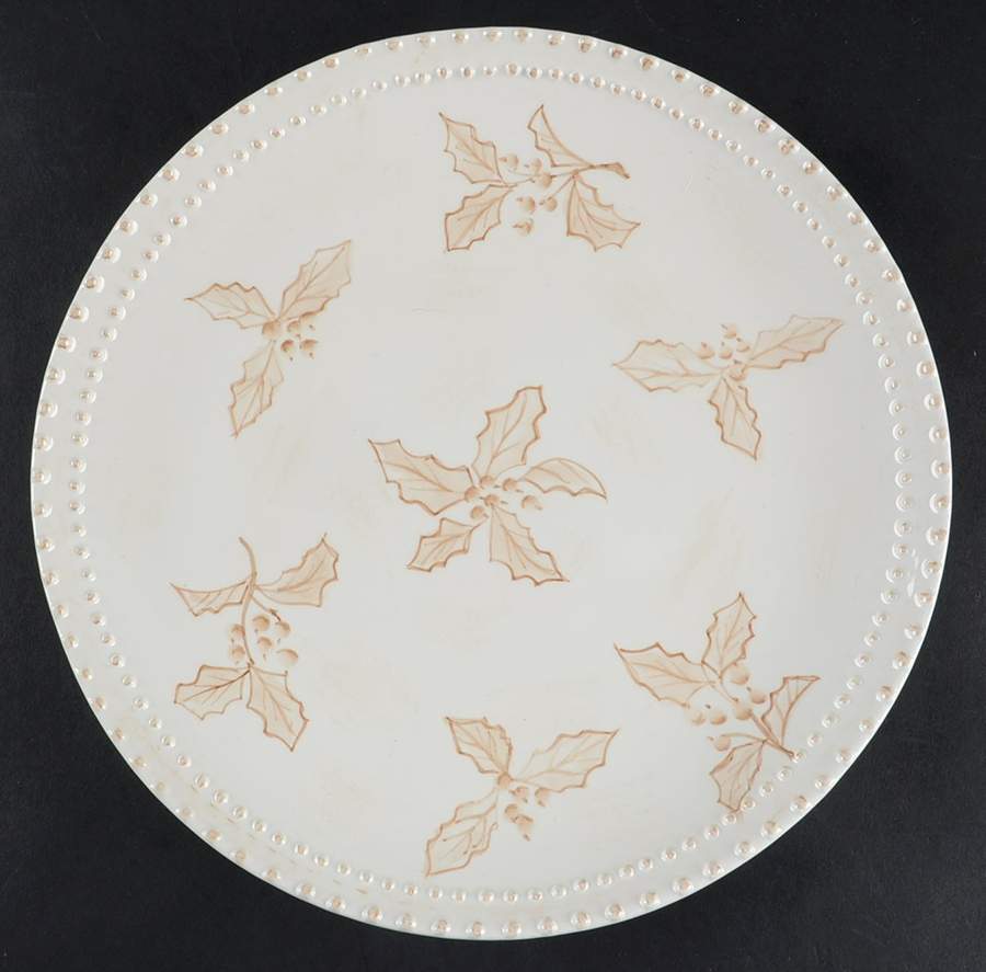 Winter Holly Luncheon Plate by Capriware-1