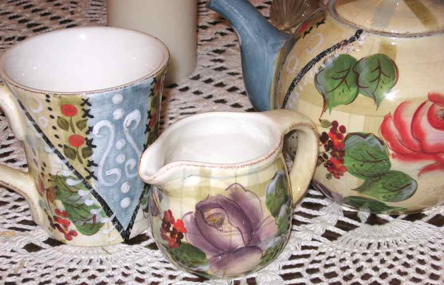 Cottage Quilt Mug by China (Made in China)-1