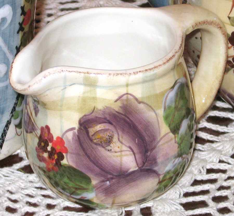 Cottage Quilt Creamer by China (Made in China)-1