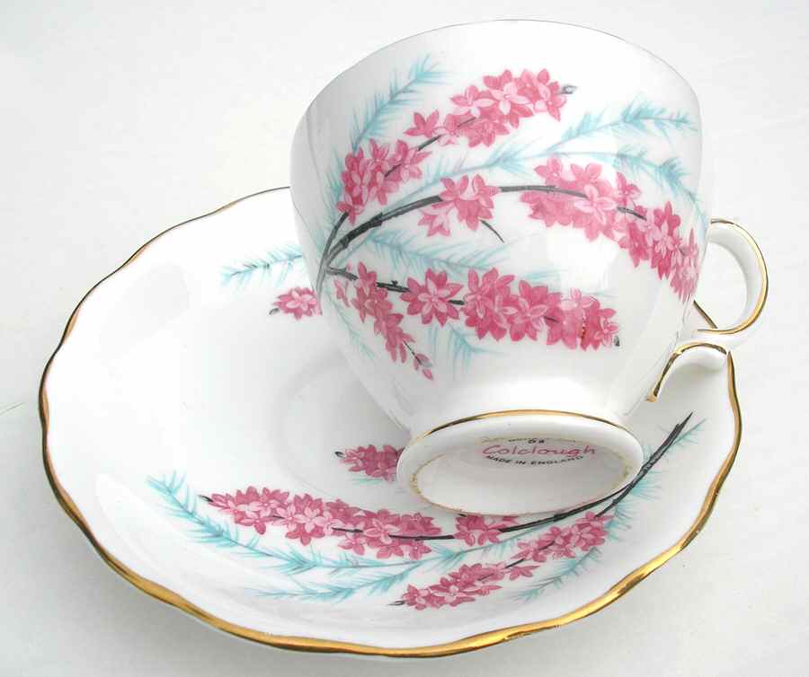 5365 Footed Cup & Saucer Set by Colclough-1