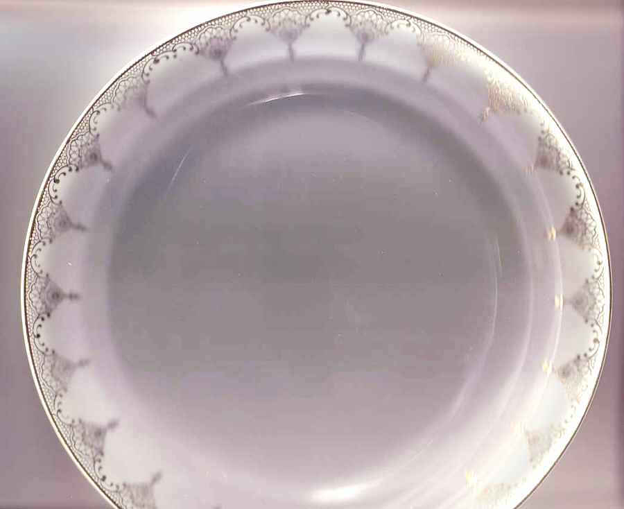 4907 Dinner Plate by Crown Potteries-1