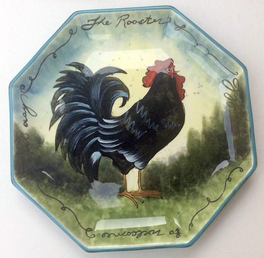 Rooster, The Dinner Plate by Certified International-1