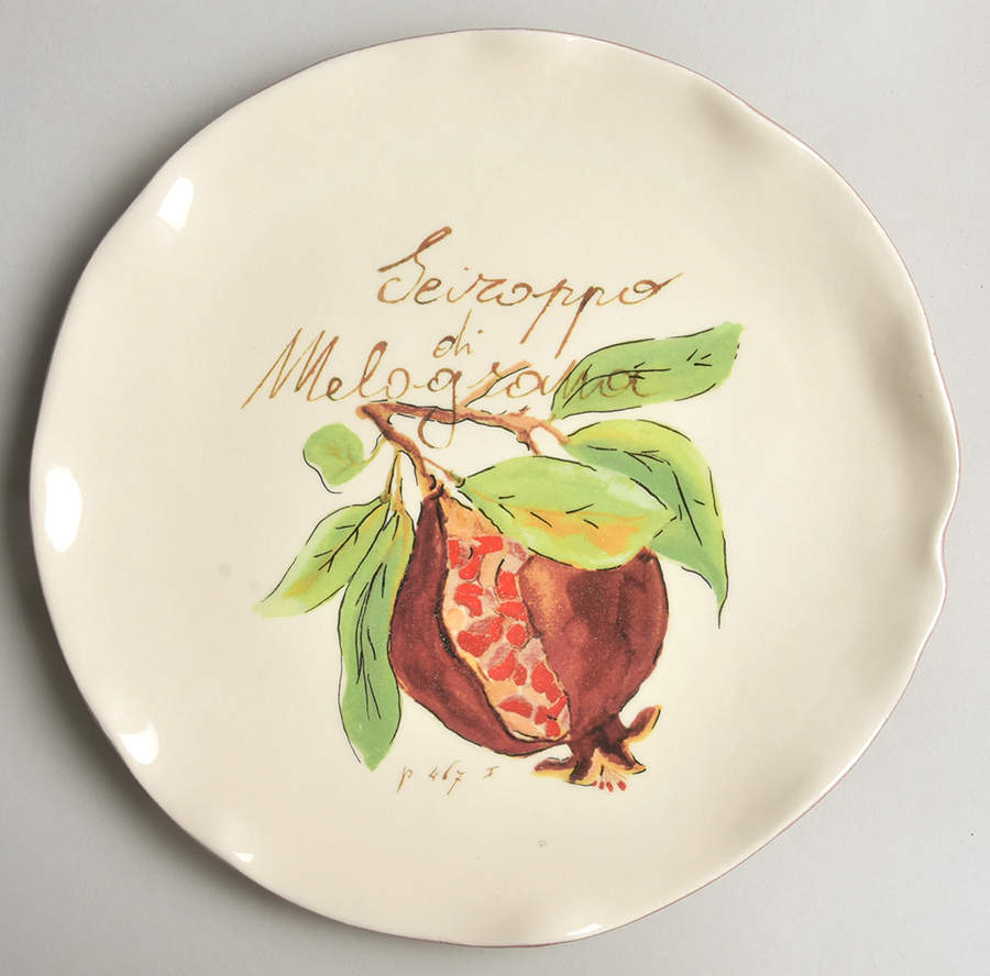 Verona Fruit Salad/Dessert Plate by Crate & Barrel-1