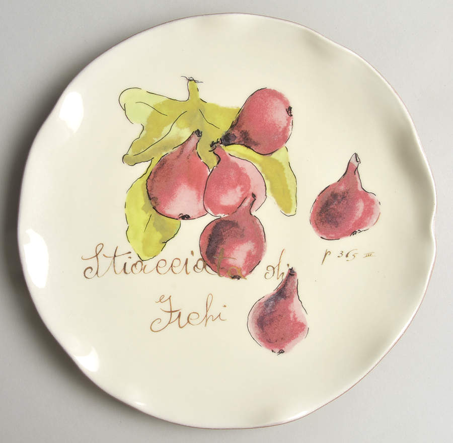 Verona Fruit Salad/Dessert Plate by Crate & Barrel-1