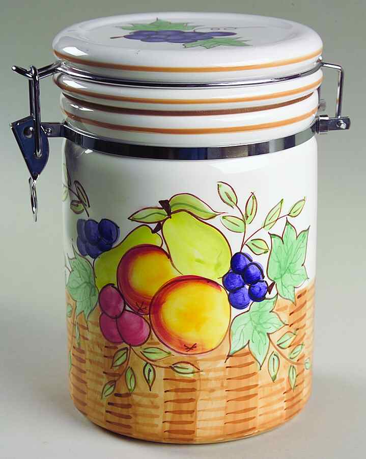 Fruit Basket Extra Large Canister & Lid by Certified International-1