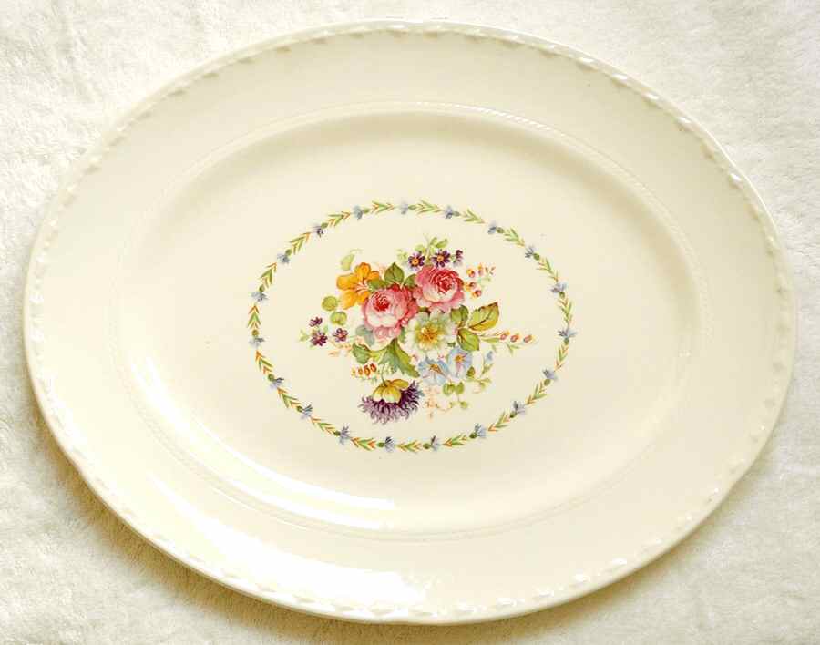 CRO331 13" Oval Serving Platter by Crooksville-1