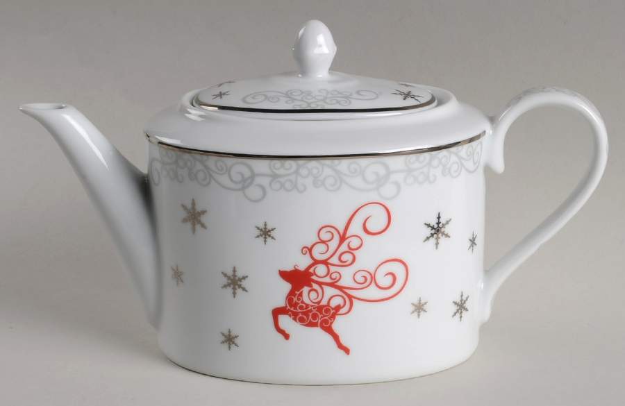 Twinkle Reindeer Teapot & Lid by Coastline Imports-1