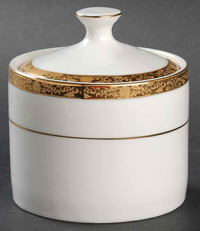 Imperial Sugar Bowl & Lid by China Pearl-1