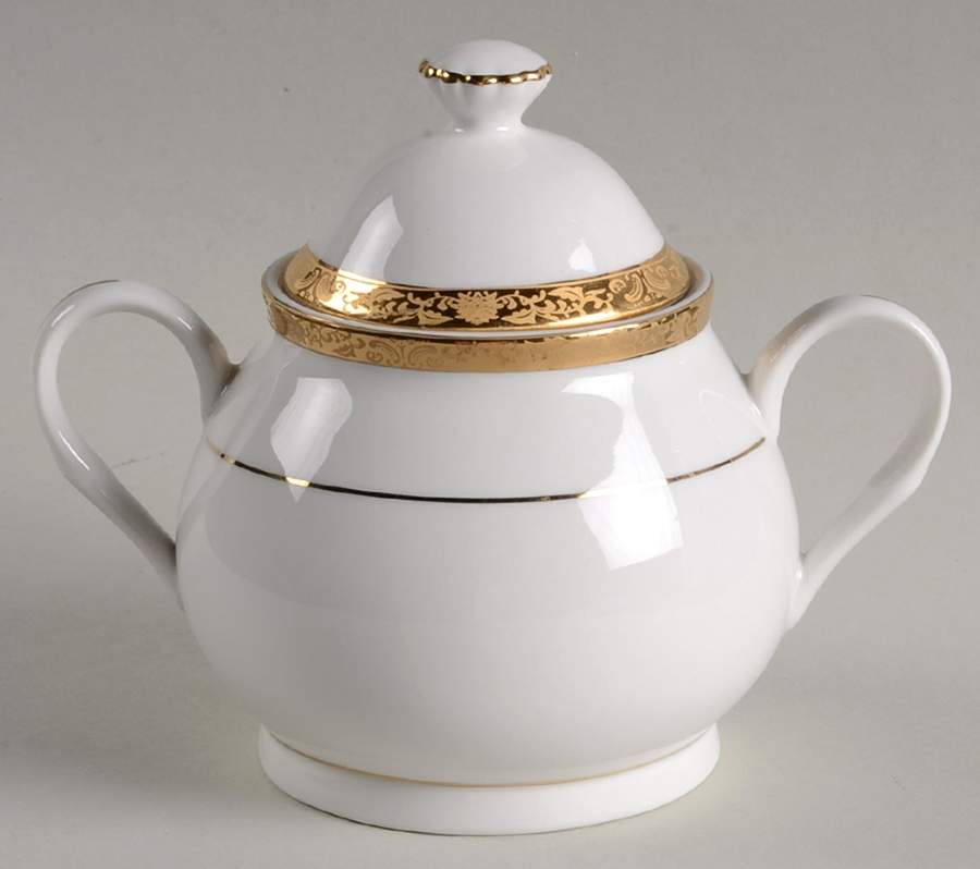 Imperial Sugar Bowl & Lid by China Pearl-1