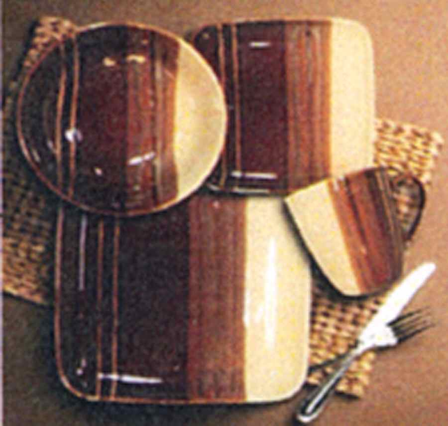 Ivory Ridge Square Dinner Plate by Cuisinart Dinnerware-1