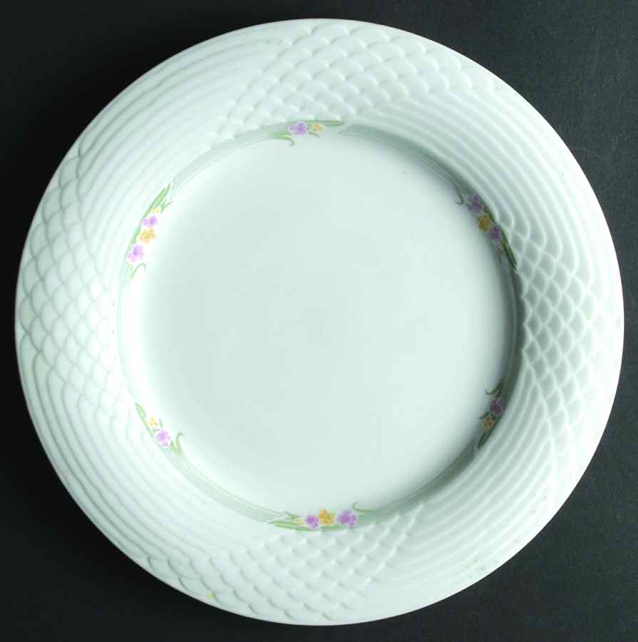 Emerald (Platinum Trim) Dinner Plate by China Pearl-1