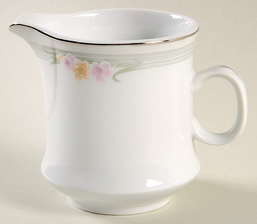Emerald (Platinum Trim) Creamer by China Pearl-1