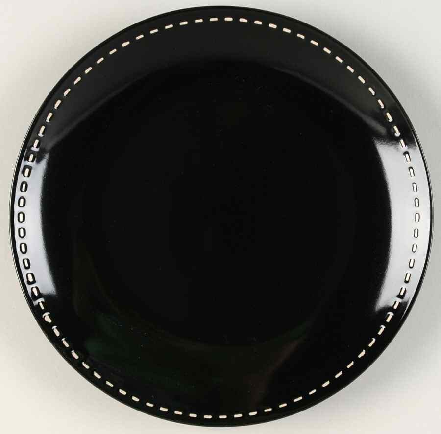 Stitch Black Salad Plate by Cuisinart Dinnerware-1
