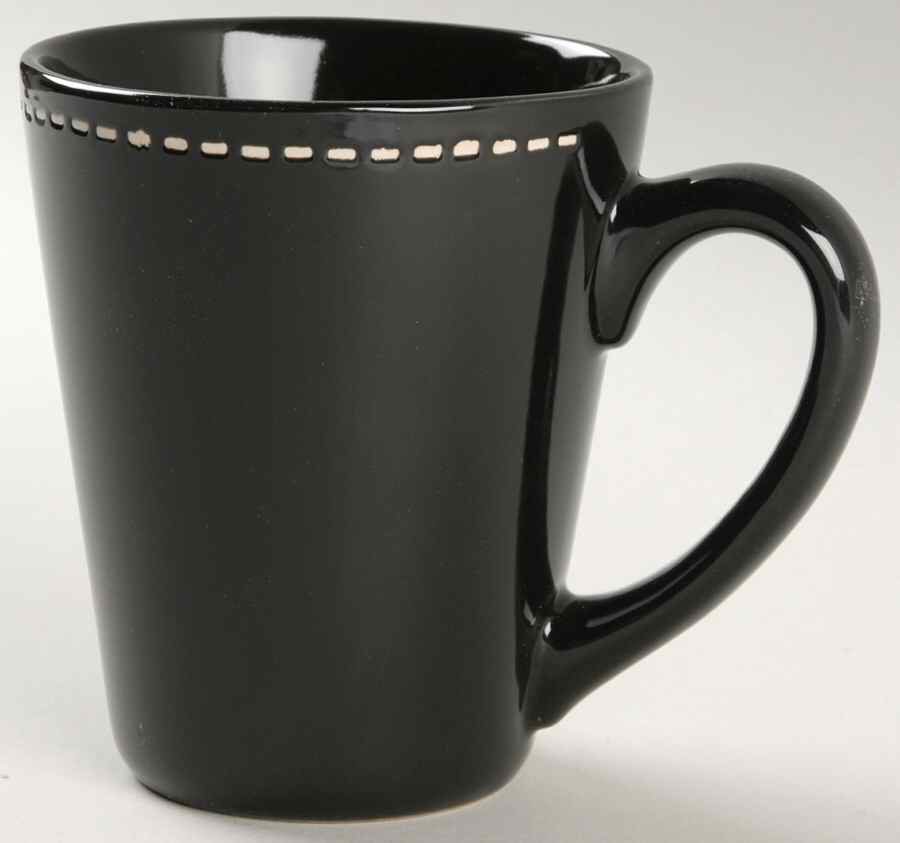 Stitch Black Mug by Cuisinart Dinnerware-1