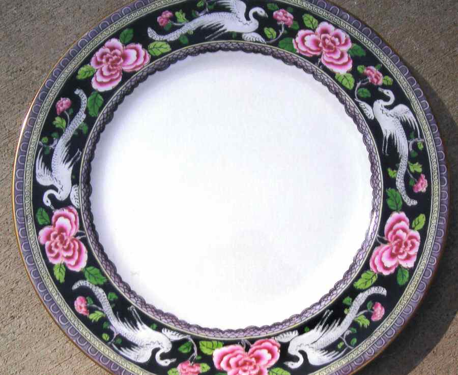 V772 Dinner Plate by Crown Staffordshire-1