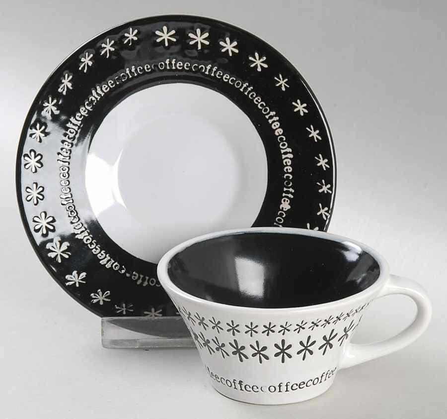 Madison Cafe Flat Demitasse Cup & Saucer Set by Cuisinart Dinnerware-1